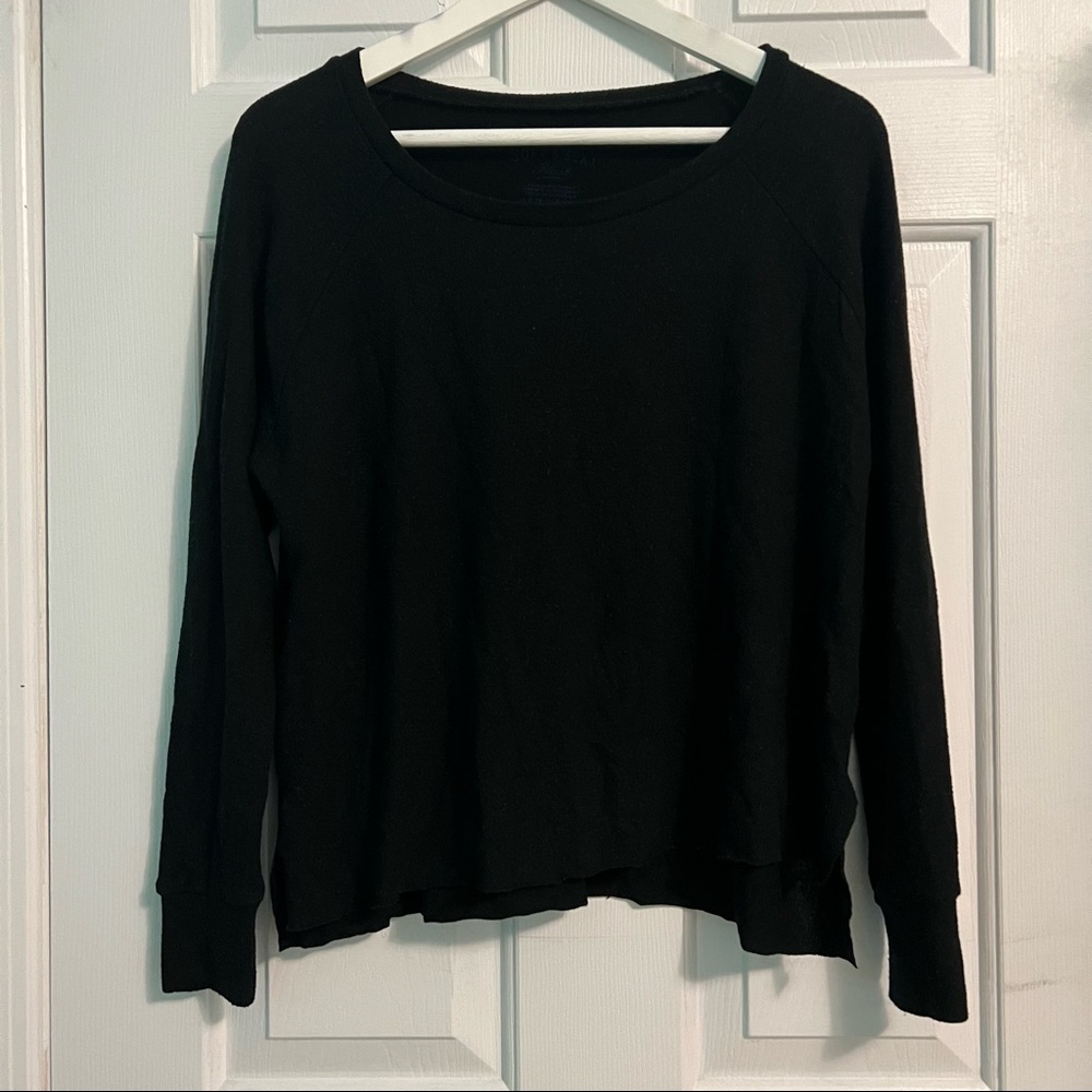 Soft & Sexy Plush Black Sweater